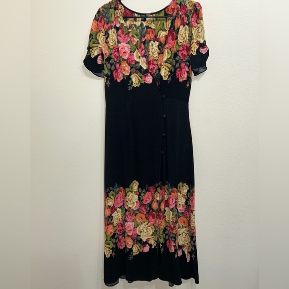 Free People Jaimie Floral Midi Dress | Small - Picture 4 of 11